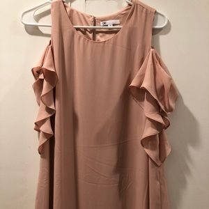 Baby pink formal dress